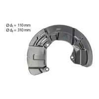 AIC Abdeckblech Ankerblech Bremsscheibe f&uuml;r VOLVO S60 S80 V70 2 vorne links 30760816