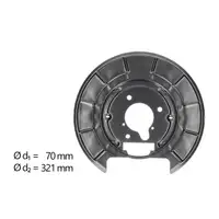 AIC Abdeckblech Ankerblech Bremsscheibe f&uuml;r PEUGEOT 406 hinten links 4211.81