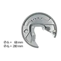 AIC Abdeckblech Ankerblech f&uuml;r CITROEN C8 PEUGEOT 807 hinten links 4209.C7