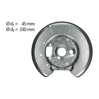 AIC Abdeckblech Ankerblech Bremsscheibe f&uuml;r VOLVO 850 S70 V70 1 hinten links 3516883