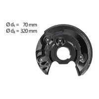 AIC Abdeckblech Ankerblech f&uuml;r SKODA Yeti VW Beetle Scirocco 3 hinten links 1Q0615611F