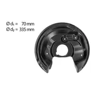 AIC Abdeckblech Ankerblech f&uuml;r SKODA Yeti VW Beetle Scirocco 3 hinten links 1Q0615611E