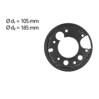 AIC 57887 Abdeckblech Ankerblech f&uuml;r MERCEDES-BENZ Sprinter 4t B904 Hinterachse links