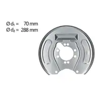 AIC Abdeckblech Ankerblech f&uuml;r MITSUBISHI Space Star Carisma VOLVO S40 V40 hinten links