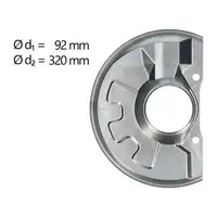 AIC Abdeckblech Bremsscheibe f&uuml;r MITSUBISHI Carisma Space Star VOLOV S40 V40 vorne links