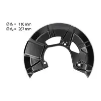 AIC Abdeckblech Ankerblech f&uuml;r VW Passat B1 B2 AUDI 80 B1 B2 90 vorne links 321615311A