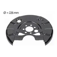 AIC Abdeckblech Ankerblech Bremsscheibe f&uuml;r VW Passat B3/4 Hinterachse rechts 357615610