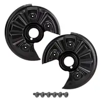 2x AIC Spritzblech Bremsscheibe + Schrauben f&uuml;r VW Passat B8 Tiguan Touran AUDI Q3 hinten