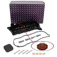 AIC Valve Cover Gasket, Cover Screw, and Nozzle Holder for BMW 3 Series E90, E91, E92, E93, N47