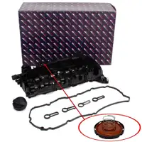 AIC Ventildeckel + Dichtung + Deckel f&uuml;r BMW F20/21 F22 E90-93 F30-34 F10/11 X1 X3 N47