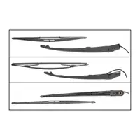 AIC Heckwischerarm + Wischblatt + Kappe f&uuml;r CITROEN C5 1 Xsara Picasso PEUGEOT 306 hinten