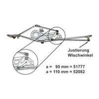 AIC Wischergest&auml;nge + Antriebsstangen f&uuml;r VW Sharan 7M FORD Galaxy SEAT Alhambra vorne