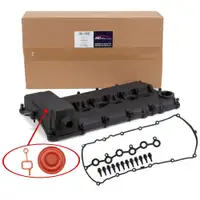AIC Ventildeckel + Dichtung für VW Passat B6 B7 R36 Touareg 7L 7P AUDI Q7 4LB 3.2/3.6 V6