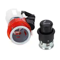 AIC Anz&uuml;ndereinsatz Zigarettenanz&uuml;nder f&uuml;r SKODA Fabia Octavia 1 2 Roomster 5J 1J0919307