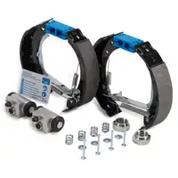 ZIMMERMANN Brake Drums + ATE Brake Shoes + Brake Cylinder for PEUGEOT Part No. 09457 (Rear)