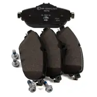 ATE Bremsscheiben + Bel&auml;ge + Sensor f&uuml;r MERCEDES W205 S205 W213 S213 ohne Sportpaket vorne