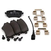ATE Original Brake Pads + Sensor for VW California, Multivan, and Transporter T5 (Front and Rear)