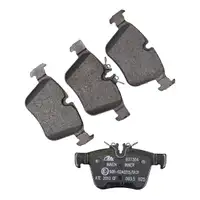 ATE Bremsscheiben + Bel&auml;ge + Sensor f&uuml;r MERCEDES W205 S205 C/A205 mit Sportpaket hinten