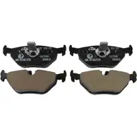 ZIMMERMANN Bremsscheiben + ATE Ceramic Bel&auml;ge + Wako f&uuml;r BMW 5er 520-540i 525d 530d hinten