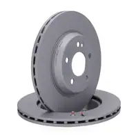 ATE Bremsscheiben + Bel&auml;ge + Sensor f&uuml;r MERCEDES W205 S205 C/A205 mit Sportpaket hinten