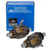 2x ATE Bremszylinder f&uuml;r PORSCHE 356 1300 S 1500/S GS Carrera B 1600 Super 90 vorne