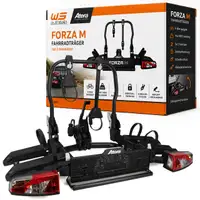 ATERA FORZA M 022800 Fahrradtr&auml;ger Kupplungstr&auml;ger Hecktr&auml;ger f&uuml;r 2 Fahrr&auml;der