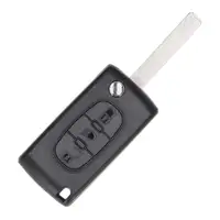 B CAR Schl&uuml;sselgeh&auml;use 3-Tasten f&uuml;r CITROEN C2 C4 1 C5 1 PEUGEOT 207 208 307 308 3008
