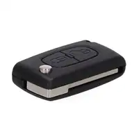 B CAR Schl&uuml;sselgeh&auml;use + Schl&uuml;sselrohling 2-Tasten f&uuml;r CITROEN C3 C4 PEUGEOT 207 307 308