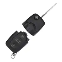 B CAR Schl&uuml;sselgeh&auml;use + Schl&uuml;sselrohling 3-Tasten f&uuml;r AUDI A3 8L A4 B5 A6 C5 A8 D2 TT 8N