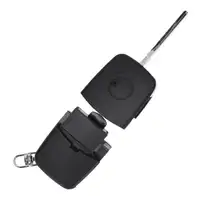 B CAR Schl&uuml;sselgeh&auml;use + Schl&uuml;sselrohling 3-Tasten f&uuml;r AUDI A3 8L A4 B5 A6 C5 A8 D2 TT 8N
