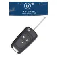 B CAR Schl&uuml;sselgeh&auml;use 3-Tasten f&uuml;r OPEL ASTRA J CORSA D INSIGNA A ZAFIRA B