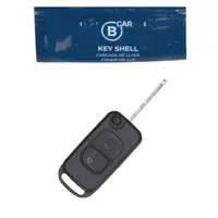 B CAR Schl&uuml;sselgeh&auml;use + Schl&uuml;sselrohling 2-Tasten f&uuml;r MERCEDES A-Klasse W168 267102334