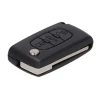 B CAR Schl&uuml;sselgeh&auml;use + Schl&uuml;sselrohling 3-Tasten f&uuml;r PEUGEOT 207 307 6554GQ