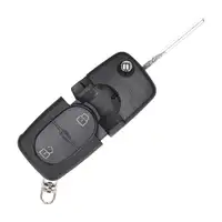 B CAR Schl&uuml;sselgeh&auml;use + Schl&uuml;sselrohling 2-Tasten f&uuml;r VW Golf 4 Passat B5 Octavia 1 Fabia