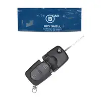 B CAR Schl&uuml;sselgeh&auml;use + Schl&uuml;sselrohling 2-Tasten f&uuml;r VW Golf 4 Passat B5 Octavia 1 Fabia