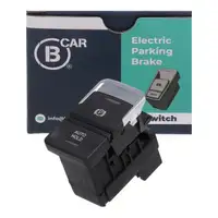 B CAR Schalter Taster Feststellbremse Parkbremse Schwarz f&uuml;r SEAT Leon 5F8 575927225