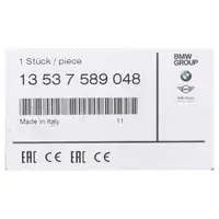 2x ORIGINAL BMW Einspritzd&uuml;se + W&auml;rmeschutzscheibe E81-88 E90-93 E60 E61 F10 F11 N43 N53