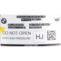 Luftfederbein f&uuml;r BMW 5er G31 520/530e OHNE adap. Fahrwerk hinten rechts 37106894578