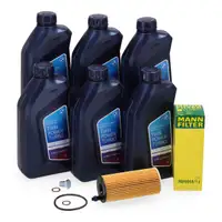 6L ORIGINAL 5W30 Motor&ouml;l + MANN &Ouml;lfilter f&uuml;r BMW 1er 2er 3er 4er 5er 6er 7er X3 X4 X5