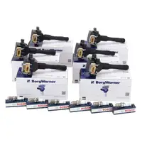 6x BERU Z&uuml;ndspule + 6x BOSCH Z&uuml;ndkerze f&uuml;r BMW 3er E36 320i 325i 5er E34 520i 525i M50