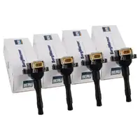 4x BERU ZS014 Z&uuml;ndspule f&uuml;r BMW 3er E30 E36 318is 136/140 M42 B18 bis 09.1993 12131703359