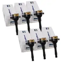 6x BERU ZS014 Z&uuml;ndspule f&uuml;r BMW 3er E36 320/325i M3 3.0 5er E34 520/525iM5 M50 12131703359