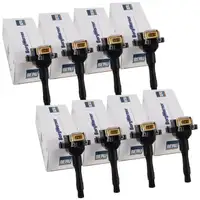8x BERU ZS014 Zündspule für BMW 5er E34 530/540i V8 E32 E38 730/740i V8 840i 12131703359