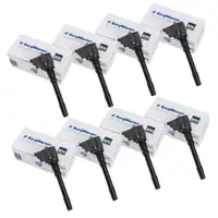 8x BERU ZS595 Z&uuml;ndspule Z&uuml;ndmodul f&uuml;r BMW M5 M8 X5M X6M XM 50i 60i N63 S63 S68 12138692611