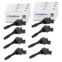 8x BERU ZSE137 Z&uuml;ndspule + Kerzenstecker f&uuml;r PORSCHE Cayenne 9Y Panamera 971 4.0 GTS/Turbo