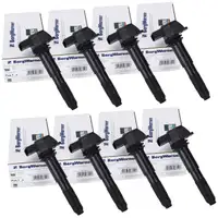 8x BERU ZSE012 Zündspule für PORSCHE Cayenne (9PA) S 4.5 + Turbo 4.5 94860210421