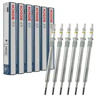 6x BOSCH 0250703008 Gl&uuml;hkerze f&uuml;r MERCEDES E-/G-/M-/R-/S-Klasse OM642 OM656 0011598001