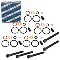 5x BOSCH Dichtungssatz Einspritzd&uuml;se + Schrauben f&uuml;r VW Touareg 7L Phaeton T5 2.5 TDI