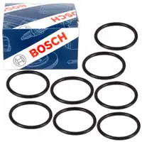 8x BOSCH O-Ring Dichtring Einspritzd&uuml;se f&uuml;r BMW 7er E38 E65-67 740d 745d M67 13537787236