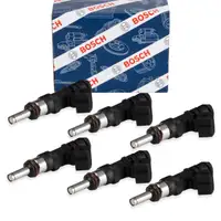 6x BOSCH 0280158270 Einspritzventil f&uuml;r PORSCHE 996 GT3/GT2 997 GT3 99760513292